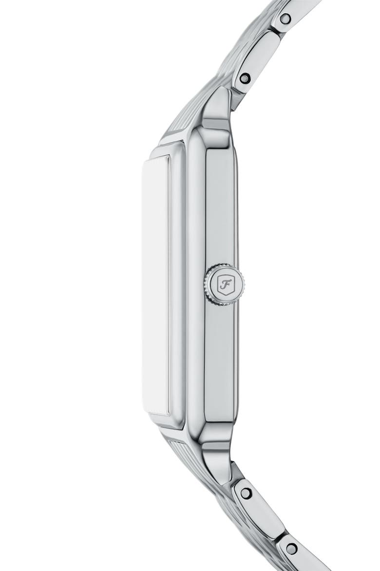 Raquel Bracelet Watch, 28mm x 45mm, Alternate, color, SILVER