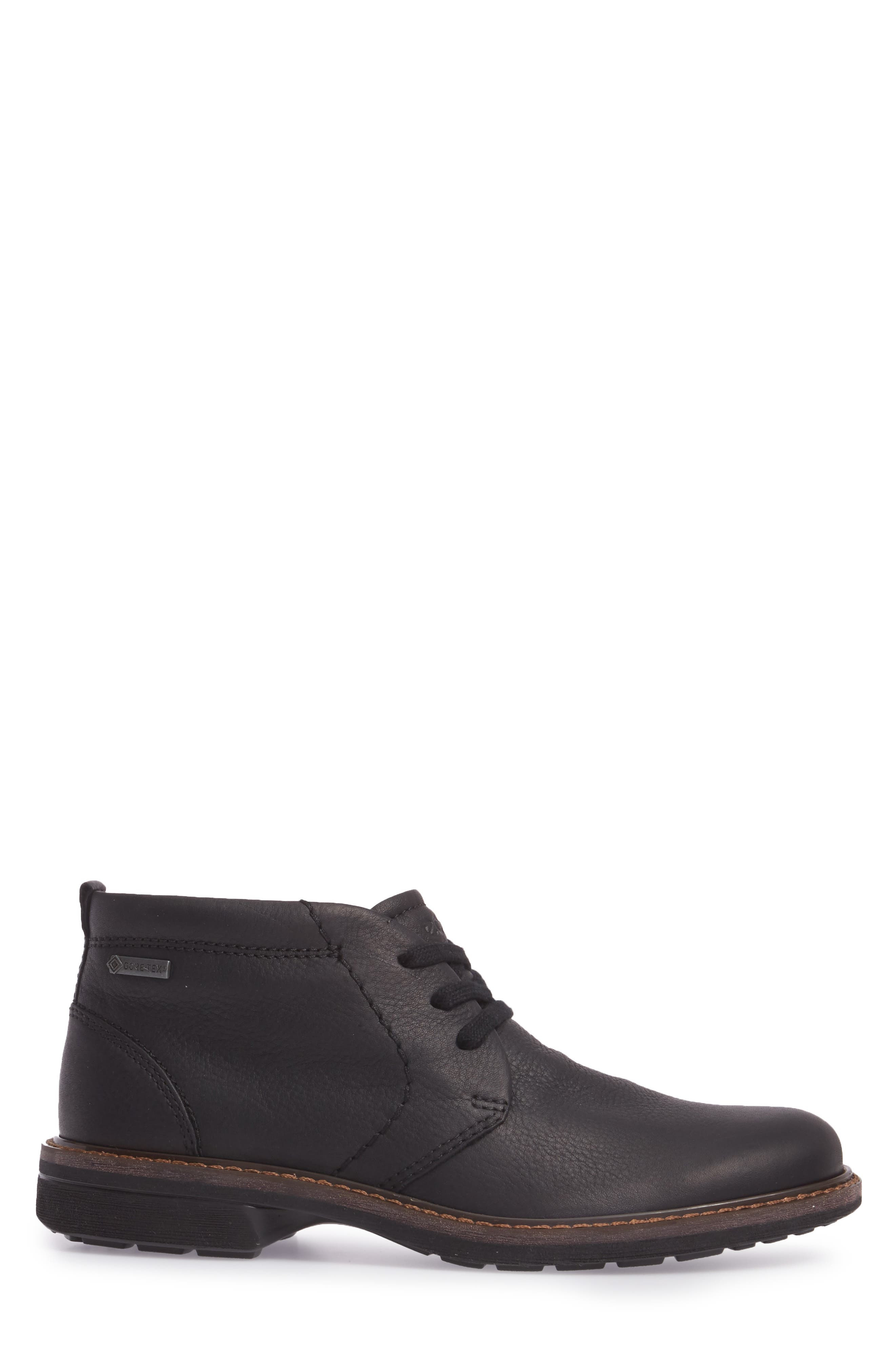 Turn Gore-Tex® Waterproof Chukka Boot, Alternate, color, BLACK NUBUCK