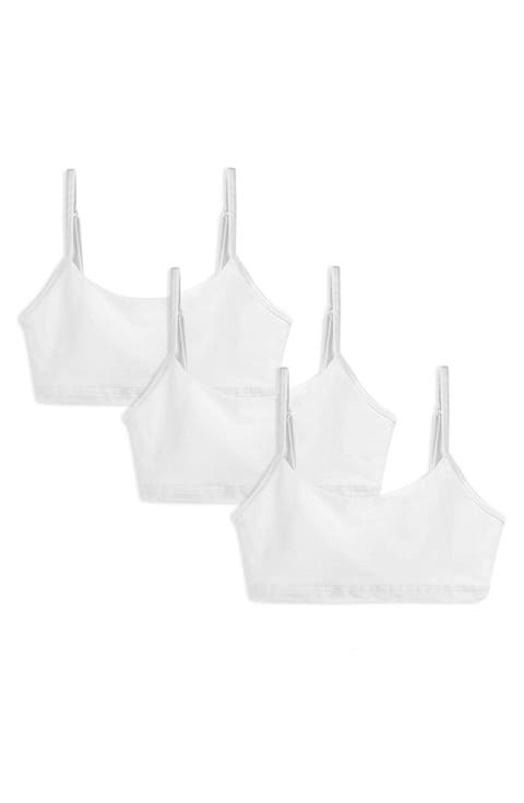 Organic Cotton Girls Bralette 3-pk