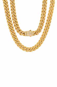 Men's 18K Gold Plated Stainless Steel Necklace