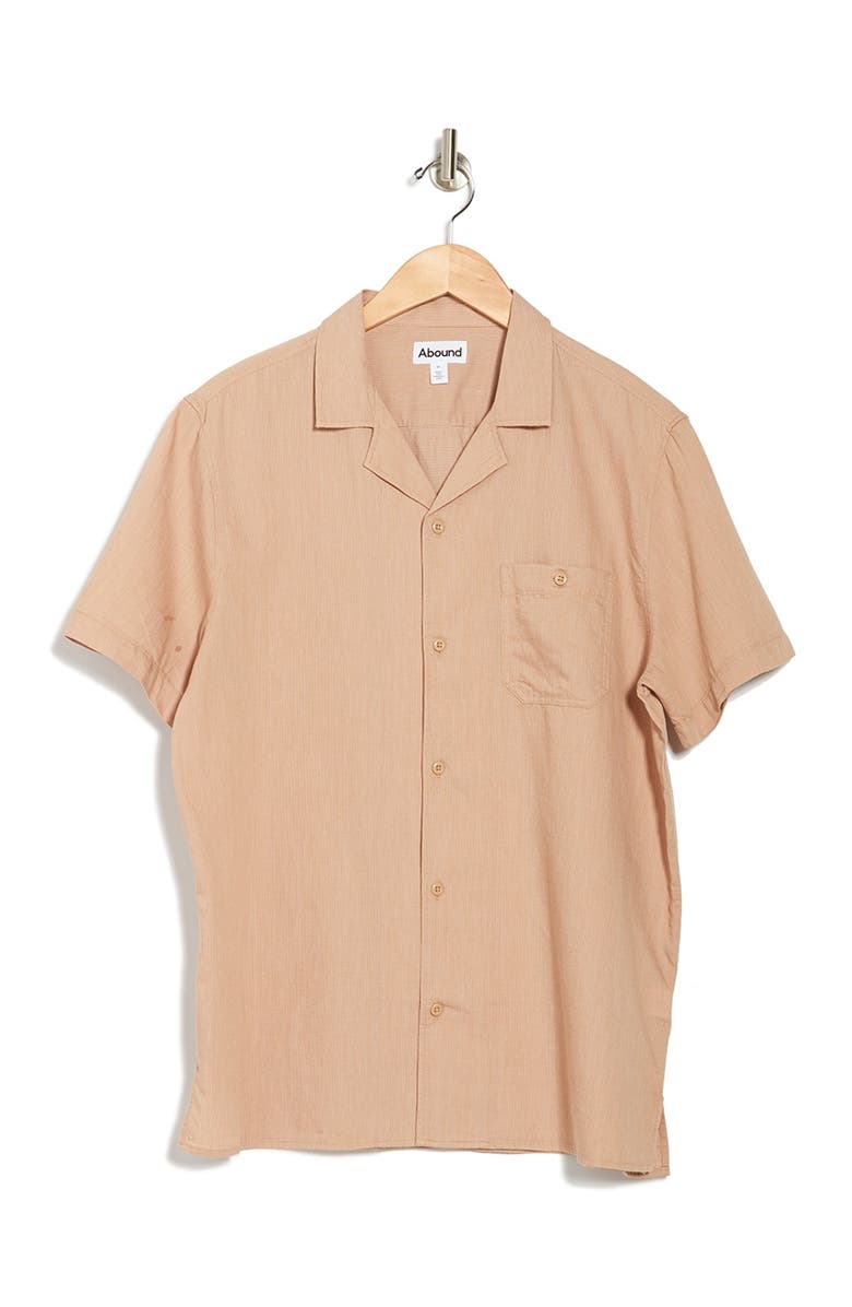 Abound Short Sleeve Camp Collar Regular Fit Shirt, Alternate, color, 