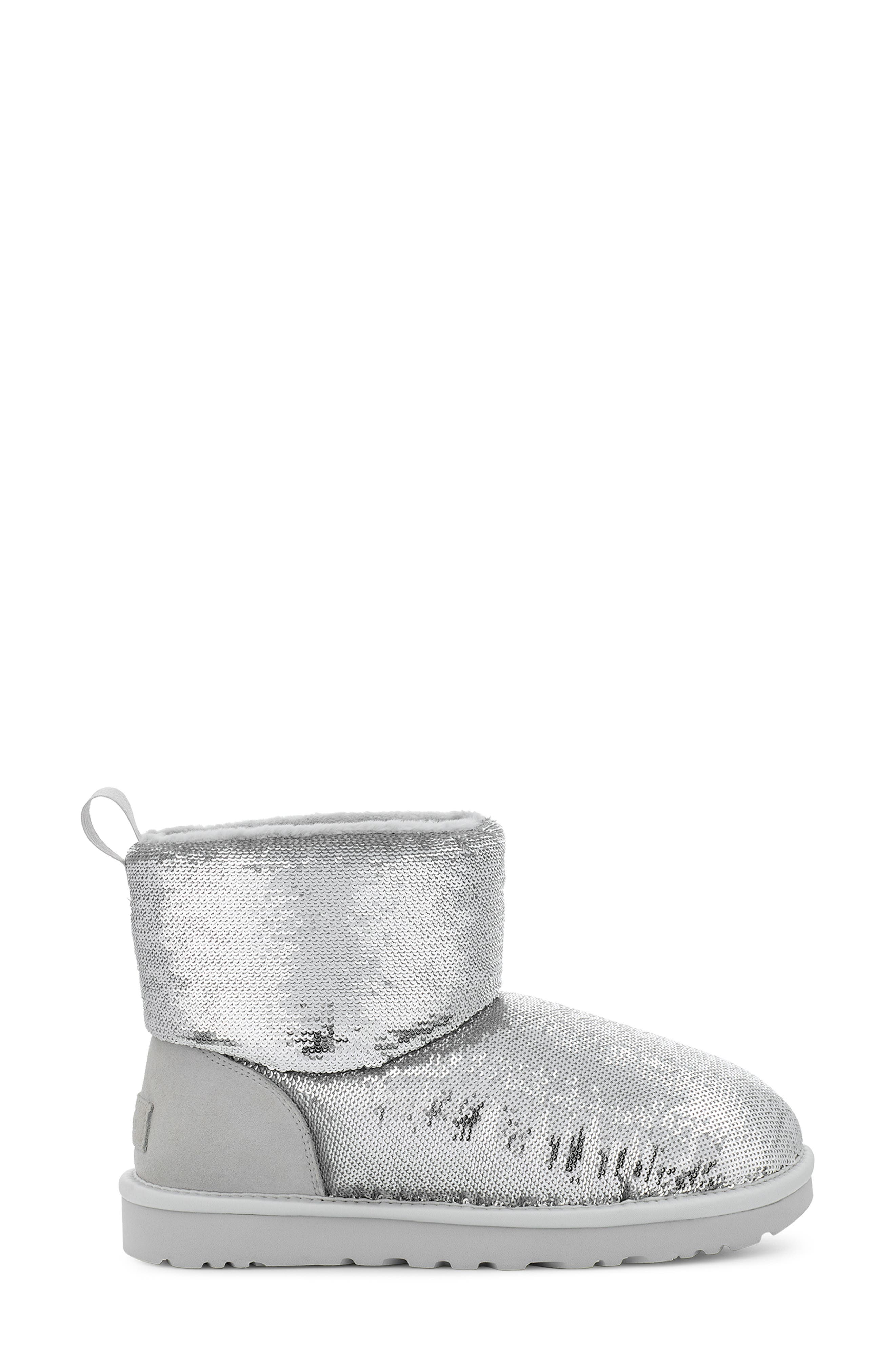 Classic Mini Mirror Ball Bootie, Alternate, color, SLVR