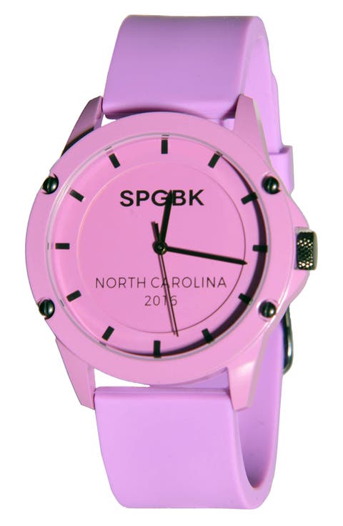 Seabrook Silicone Strap Watch, 44mm