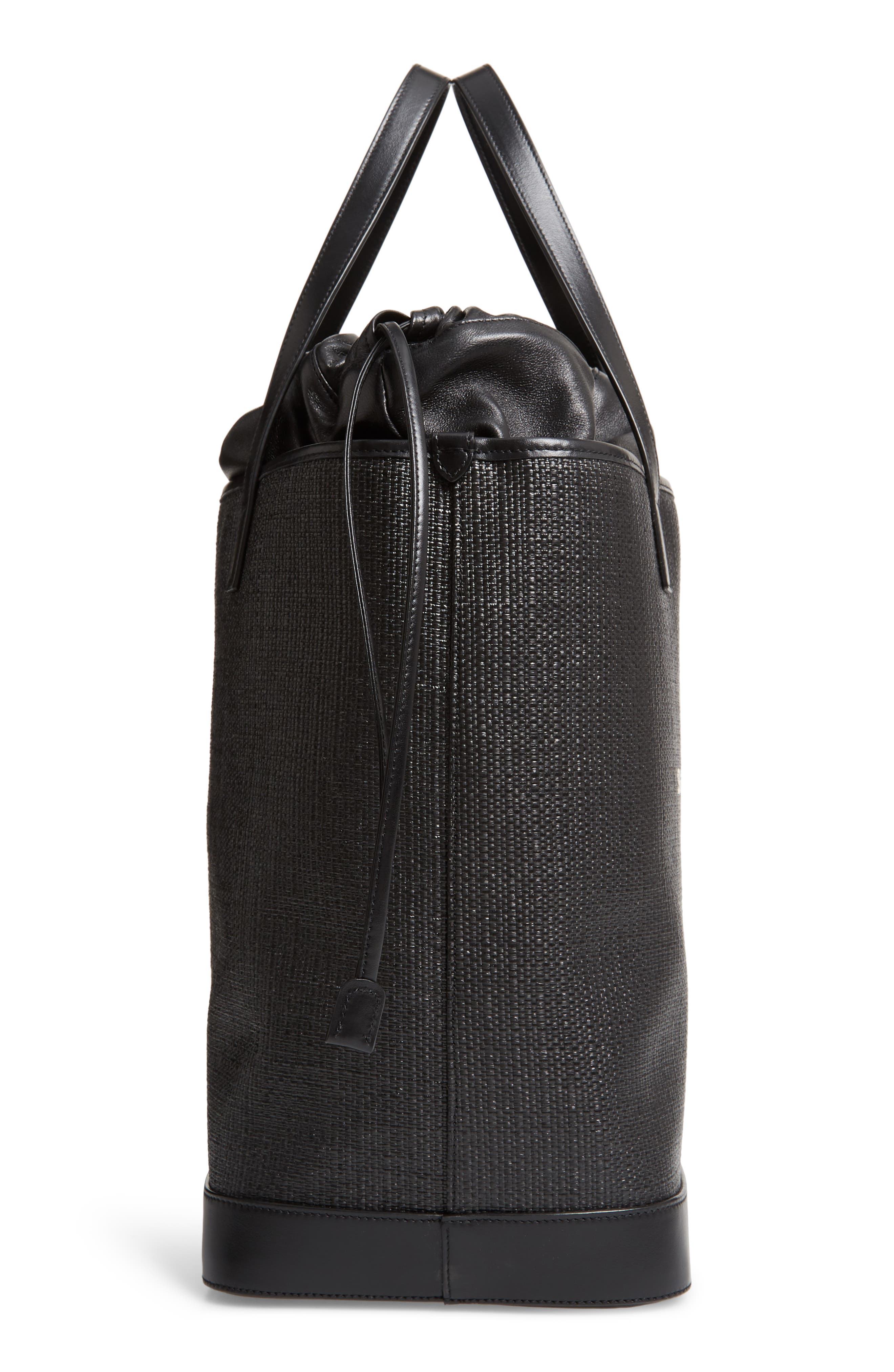 Saint Laurent Teddy Canvas Tote, Alternate, color, 