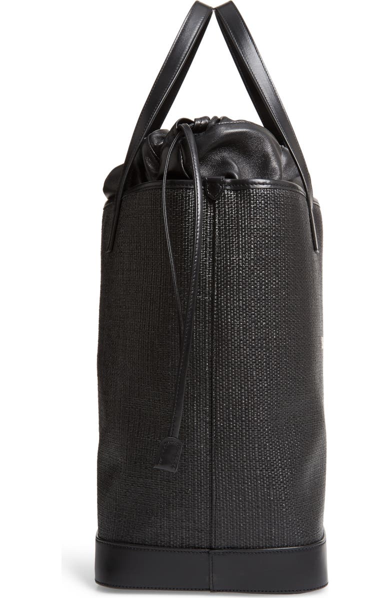 Saint Laurent Teddy Canvas Tote, Alternate, color,