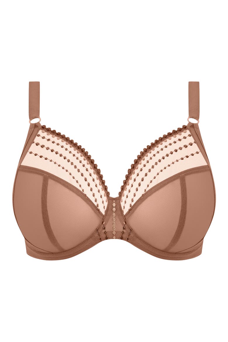 Matilda Full Figure Underwire Plunge Bra, Alternate, color, PRALIN