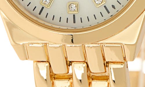American Exchange Bracelet Strap Watch, 24mm In Gold