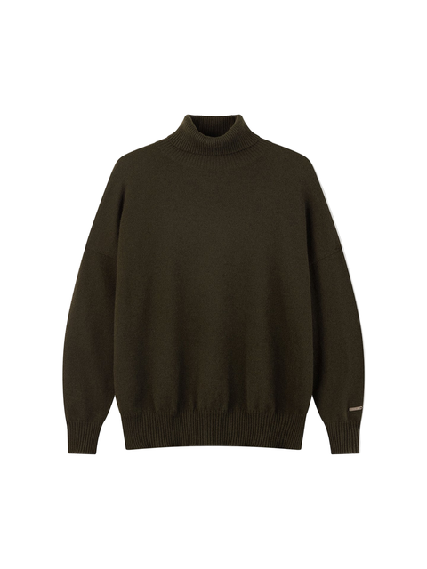 Women T-Neck Cashmere Sweater