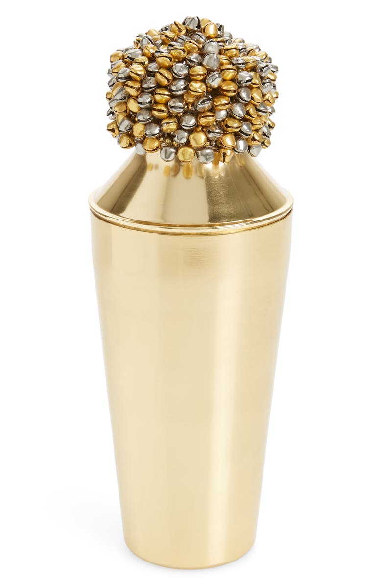 Anthropologie Home Jingle Bell Cocktail Shaker, Main, color,