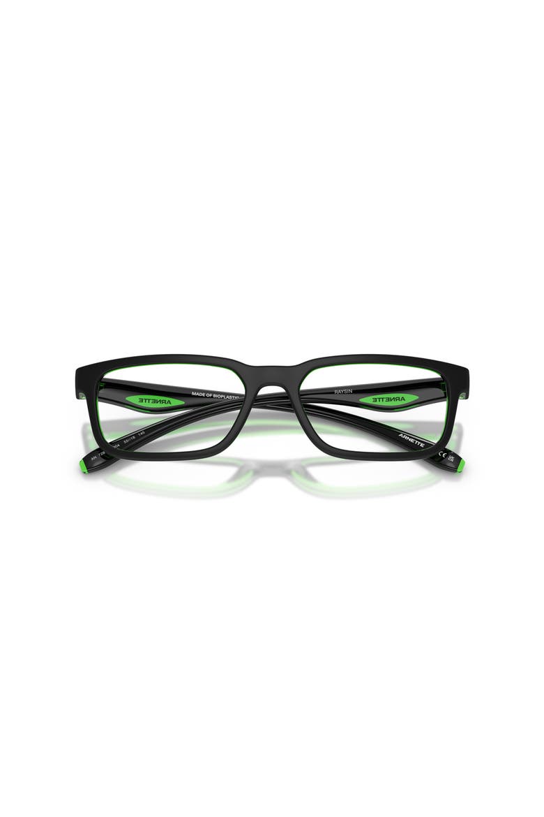 55mm Rectangle optical glasses, Alternate, color, Black