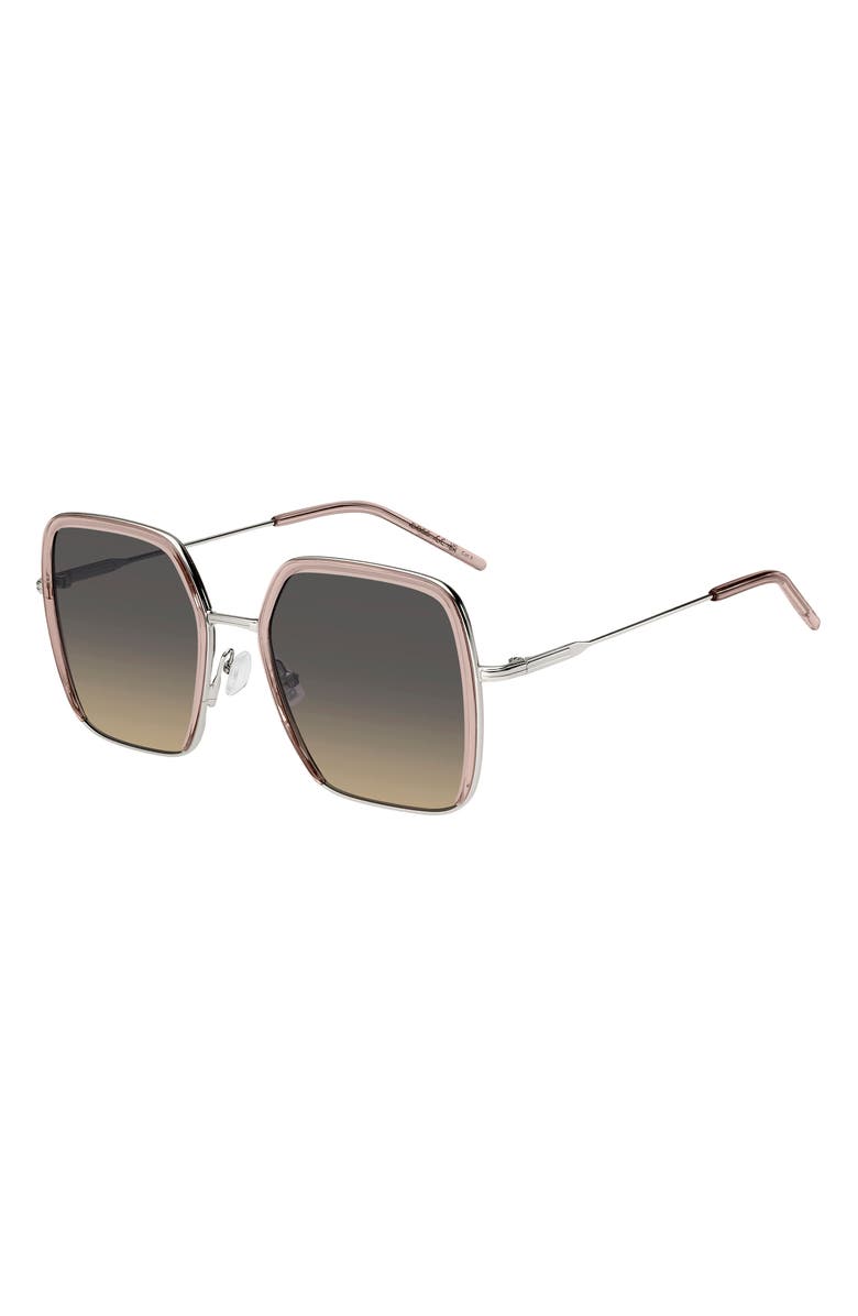 BOSS 55mm Oversize Square Sunglasses, Alternate, color,