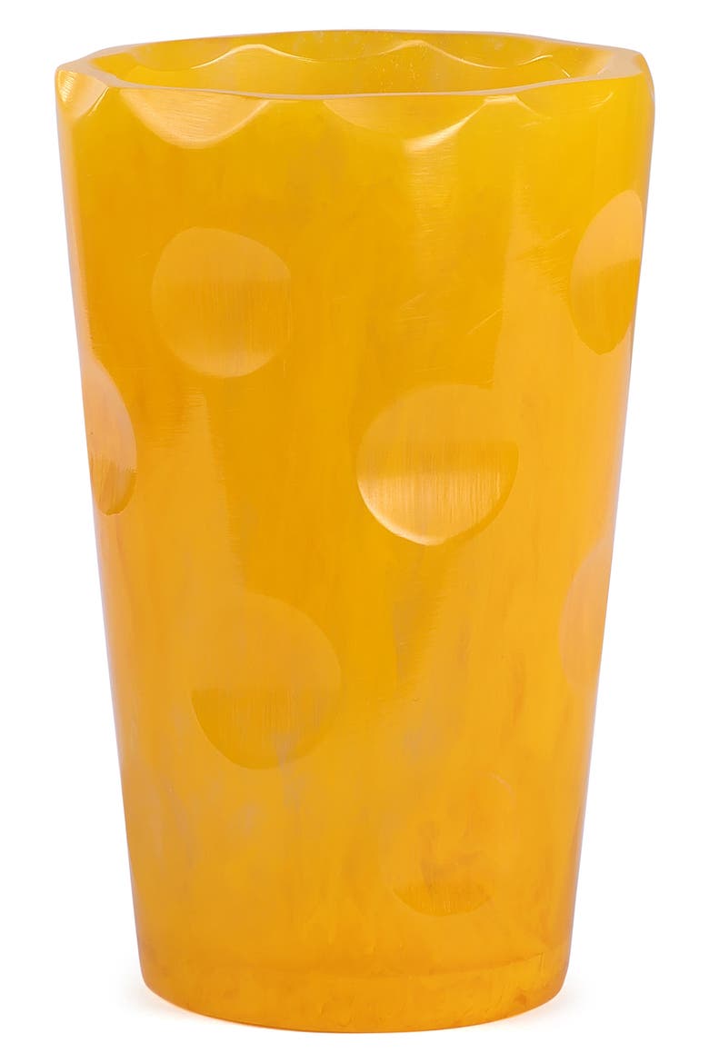 Outdoor Resin Tumbler, Main, color, MUSTARD