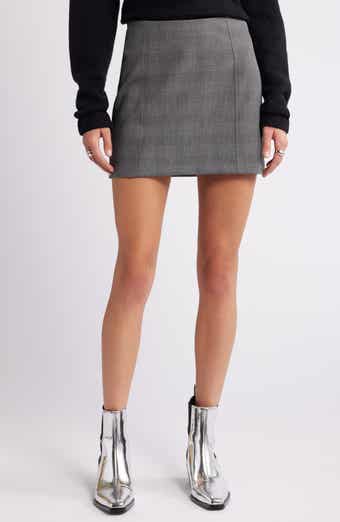 Open Edit Tailored Miniskirt