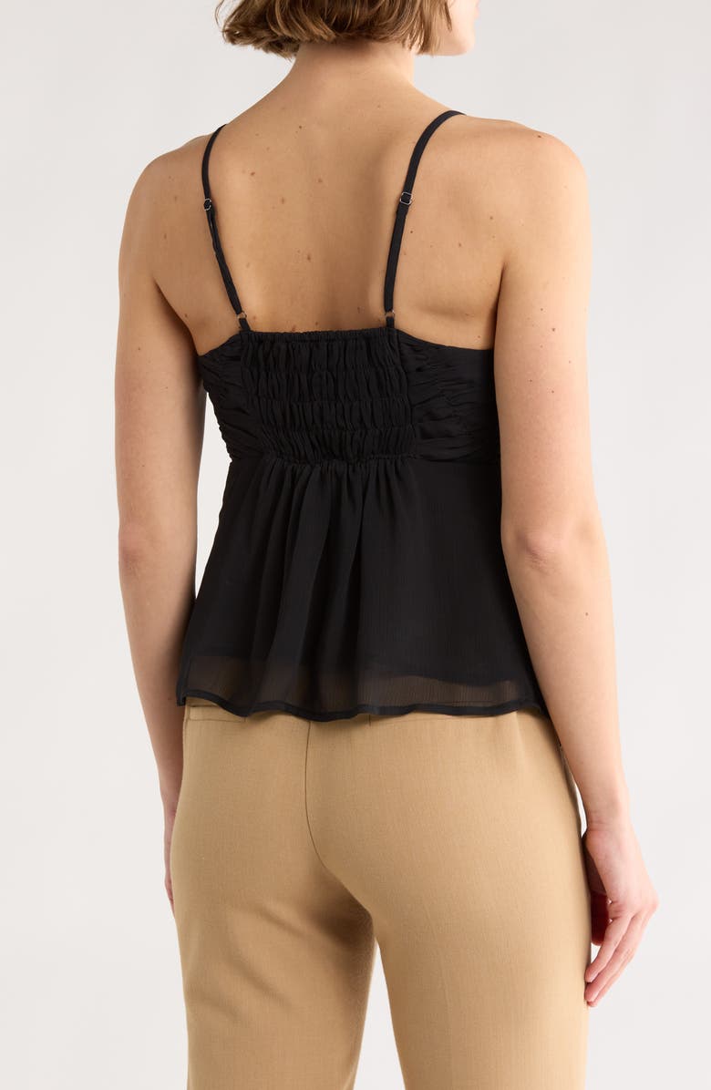 Robert Rodriguez Vickie Shirred Camisole, Alternate, color, Black