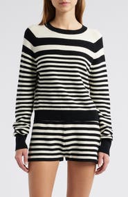 Solid & Striped The Manny Stripe Cotton Sweater