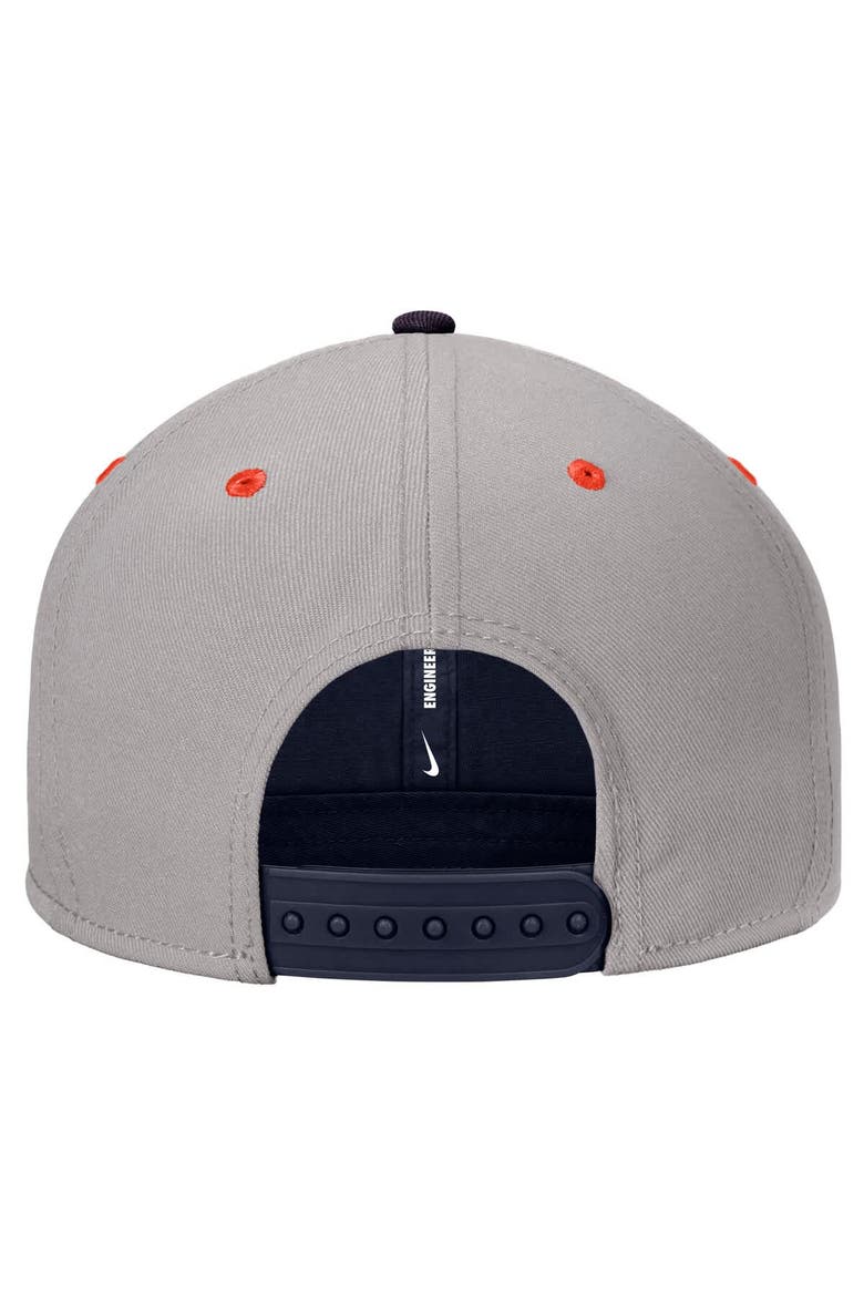 Men's Nike Navy Virginia Cavaliers Vintage Patch Snapback Hat, Alternate, color, Navy