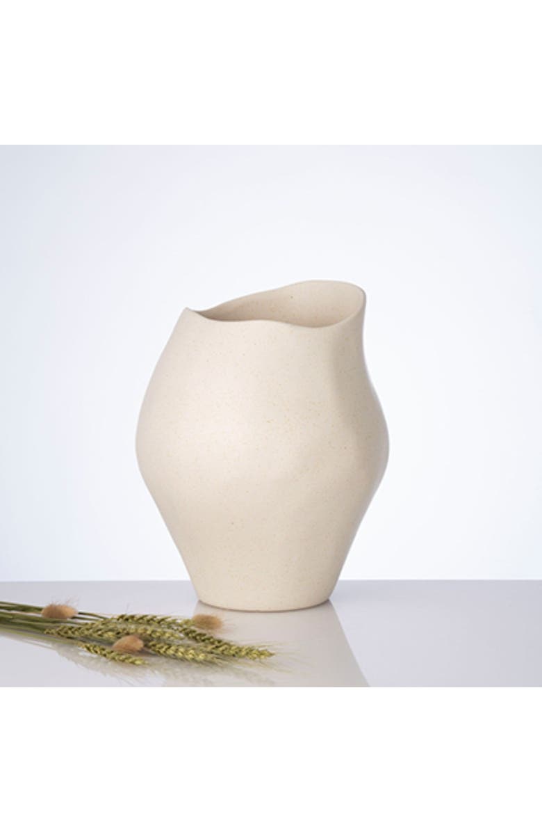 DinaDecor Mosco Vase, Alternate, color, White
