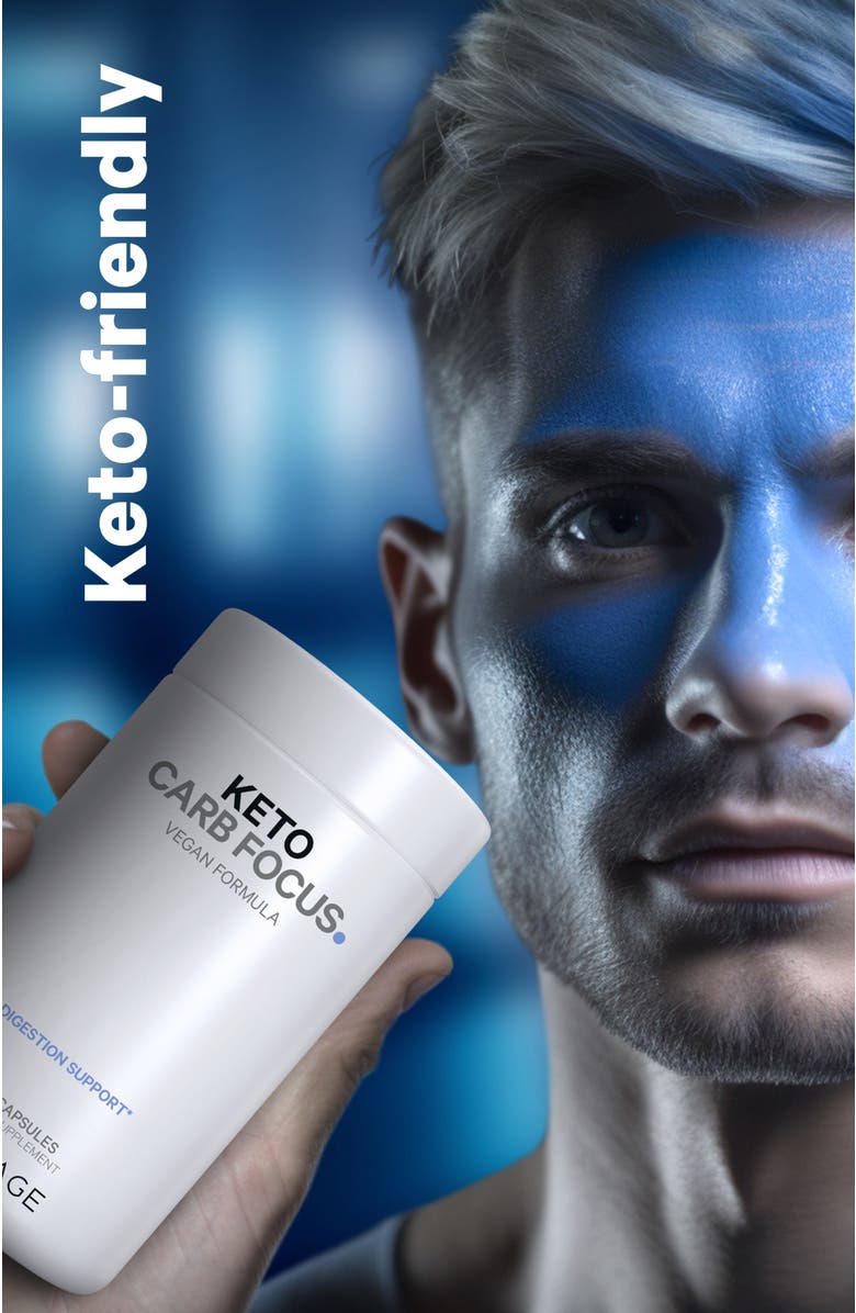 Codeage Keto Carb Focus White Kidney Bean & Green Tea Suplement, Alternate, color, White