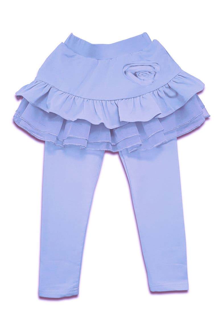 Kids' Solid Skirted Stretch Leggings, Main, color, LILAC
