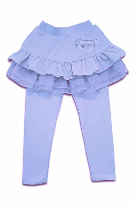 Kids' Solid Skirted Stretch Leggings