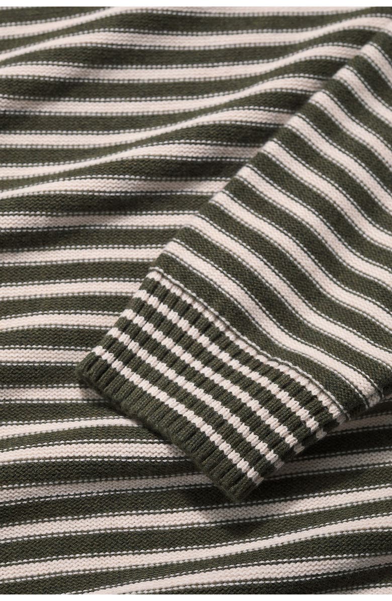 Seasalt Cornwall Trenale Stripe Organic Cotton Sweater, Alternate, color, Mesklenn Woodland