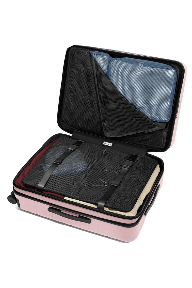 The Medium Flex Suitcase, Alternate, color, BLUSH PINK