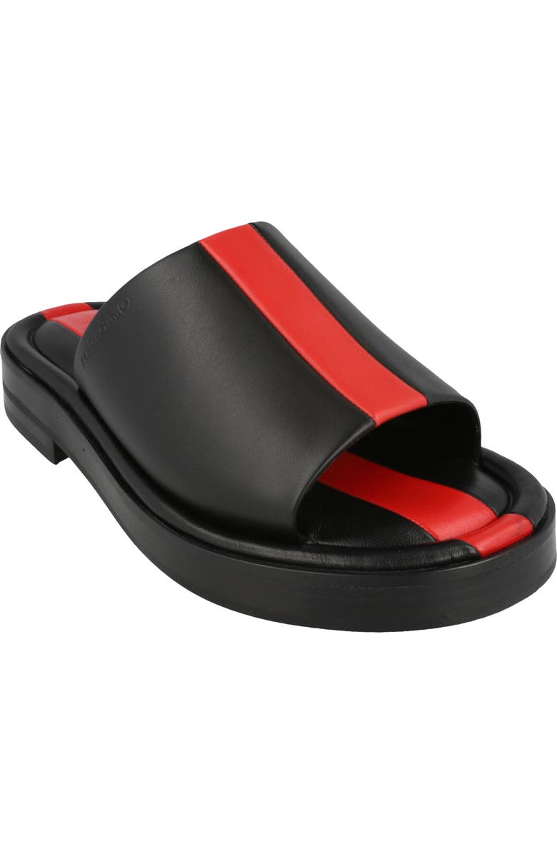 FERRAGAMO Facundo Slide Sandal, Main, color, Black