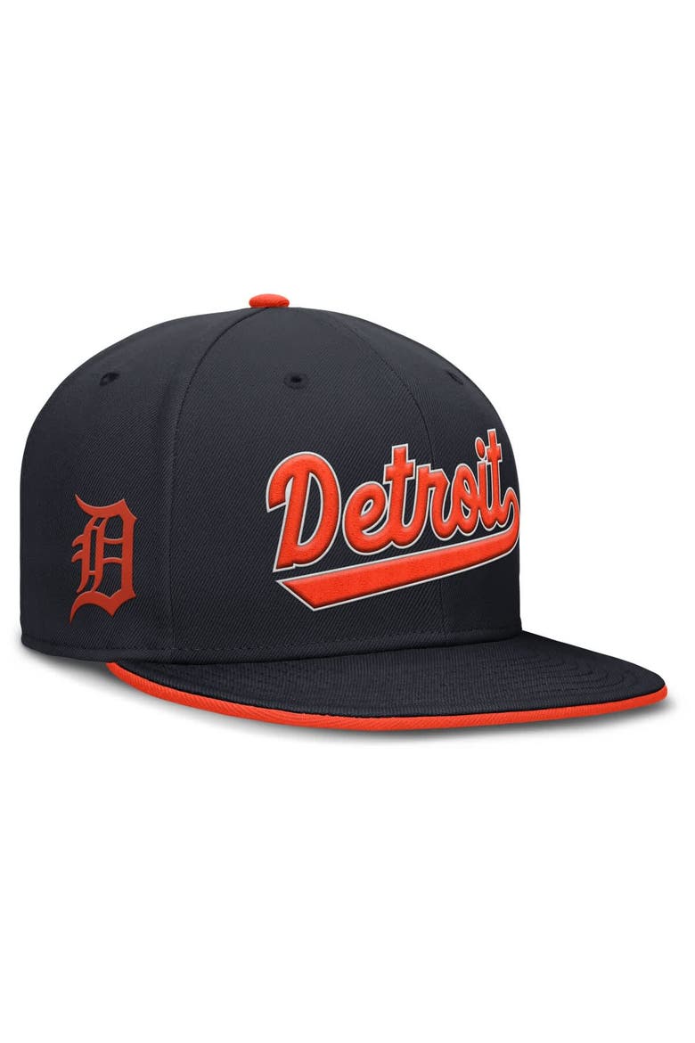 Men's Nike Navy Detroit Tigers True Performance Fitted Hat, Main, color, Navy