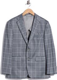 Duchamp Plaid Sport Coat