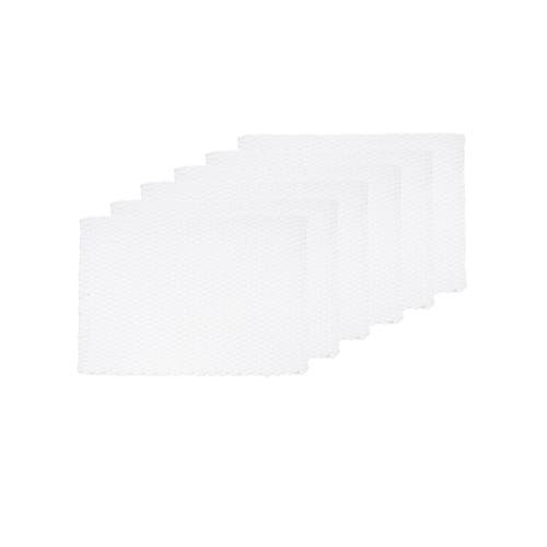 C & F Home C&f Home Braided Rope Placemats Sets Of 6 Collection In White