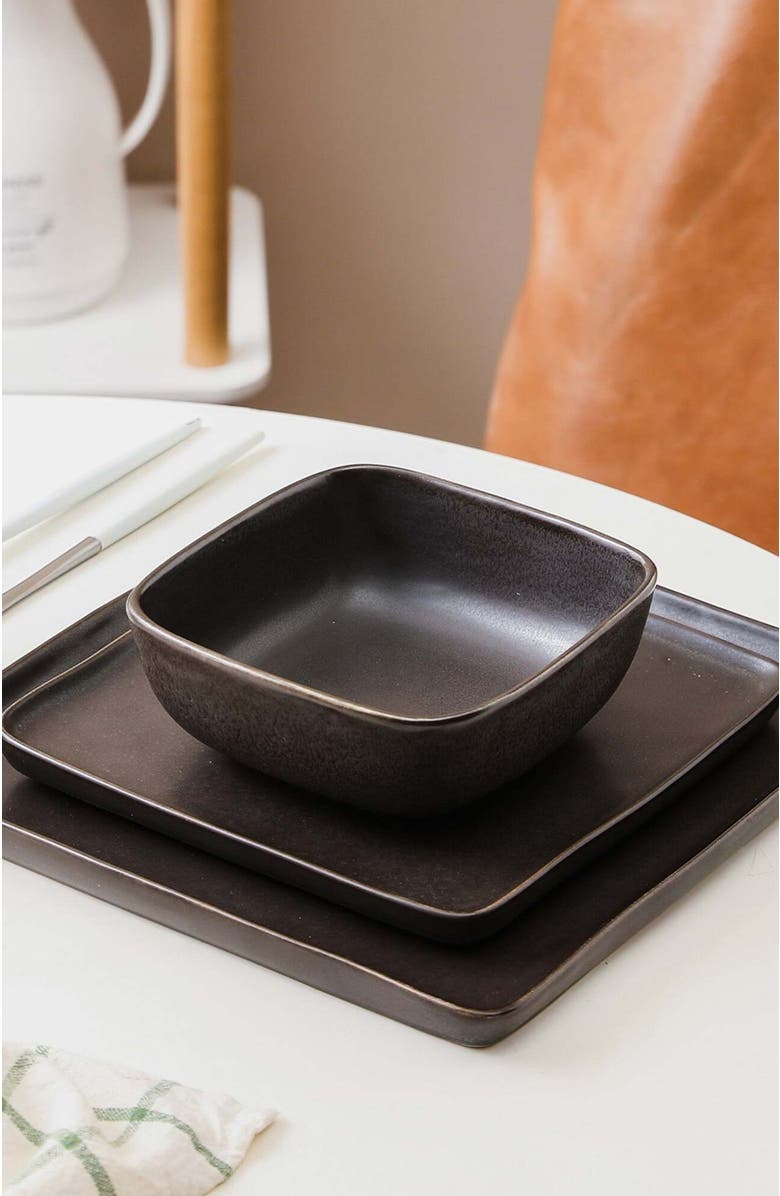 Stone Lain Jonny Stoneware 12-Piece Dinnerware Set, Alternate, color, 