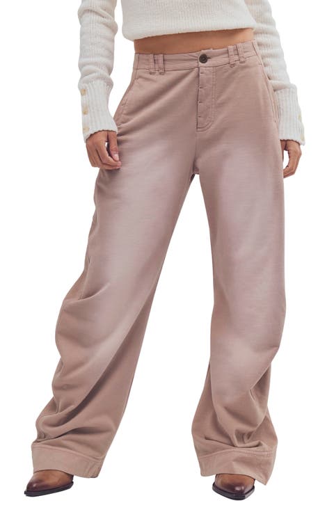 Spotlight Knit Barrel Leg Trousers