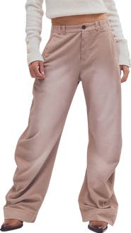 Free People Spotlight Knit Barrel Leg Trousers