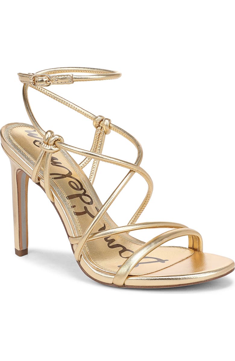 Sam Edelman Isadora Ankle Strap Sandal, Main, color, Amber Gold Se