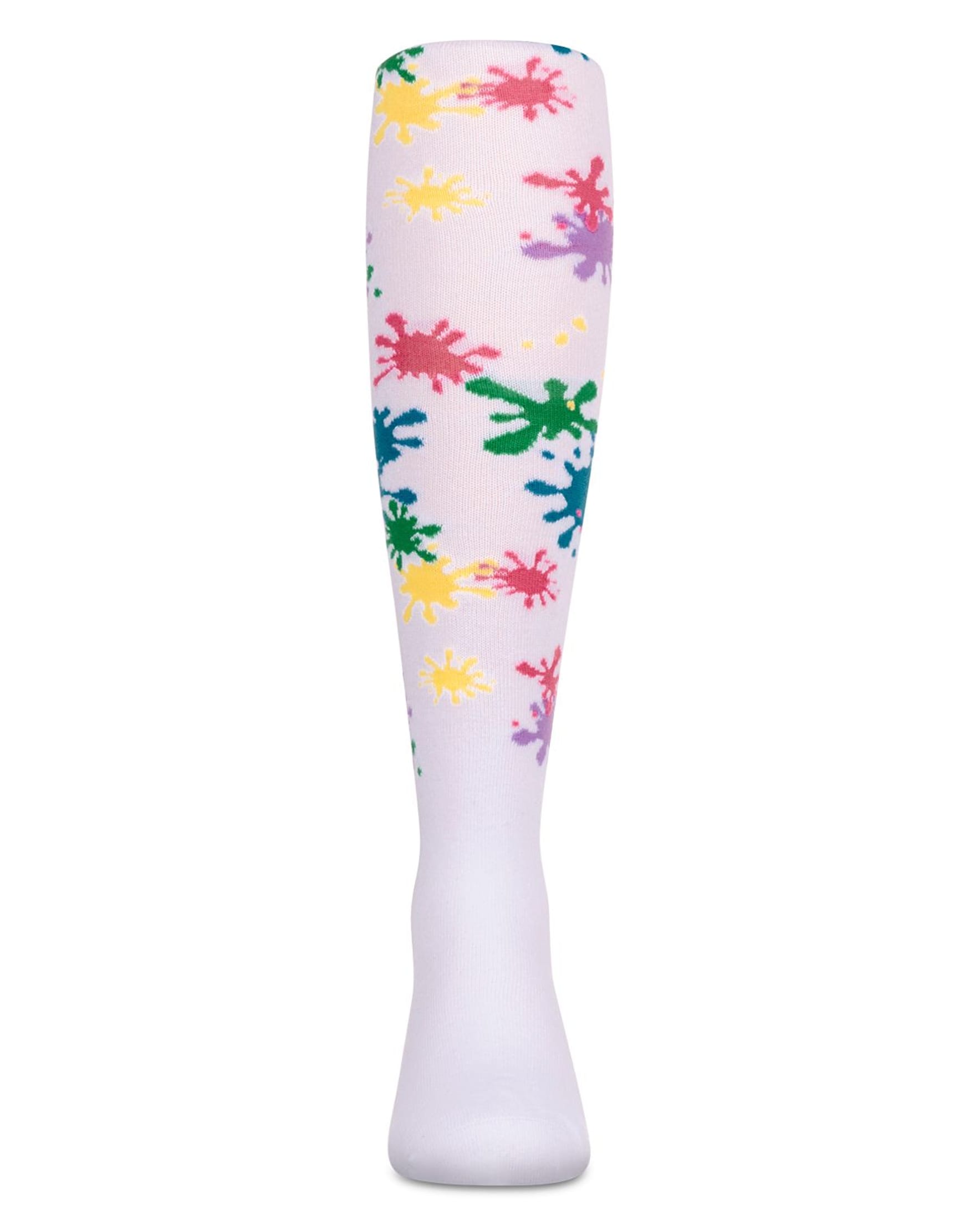 MeMoi Splatter Paint Opaque Stretch Tights | Nordstrom