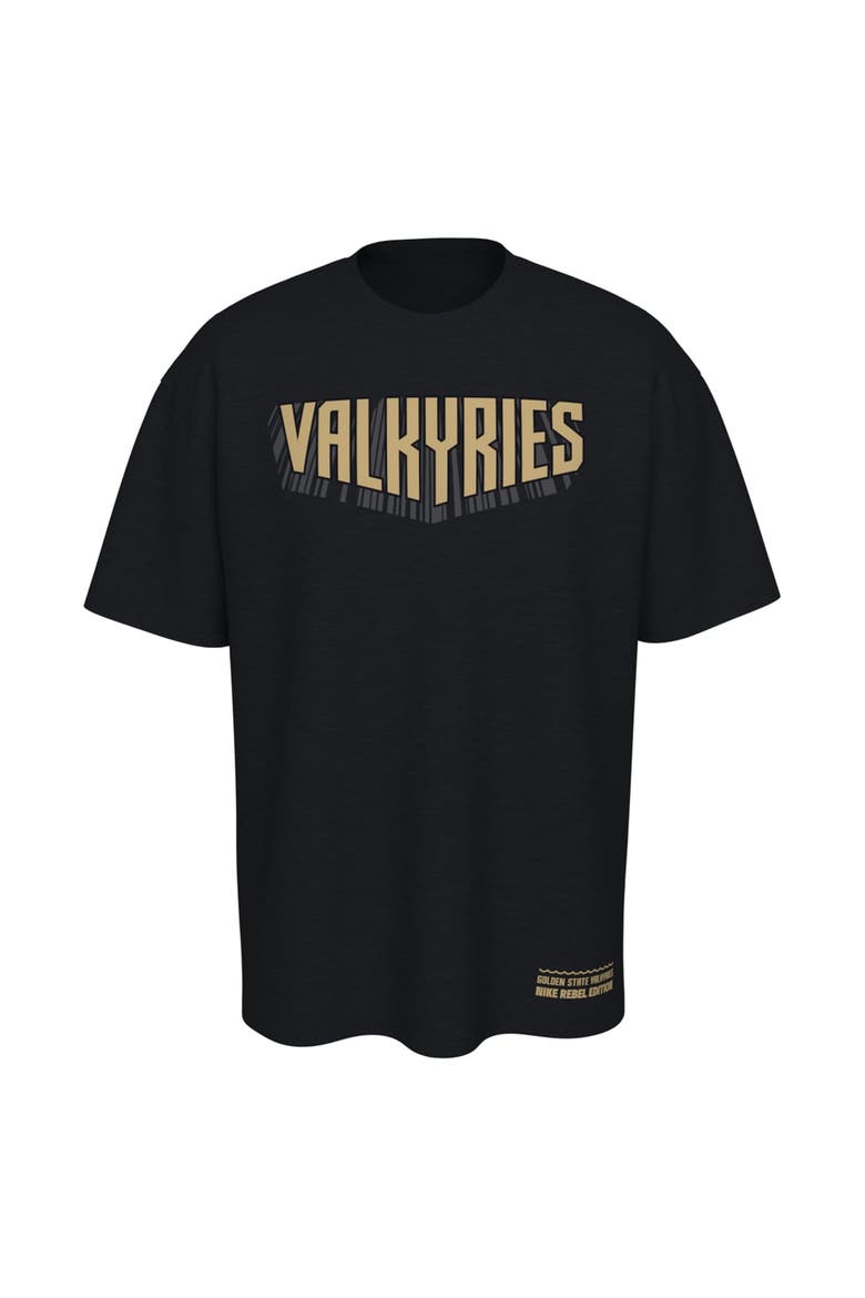 Unisex Nike Black Golden State Valkyries Standard Issue Rebel Edition T-Shirt, Alternate, color, Black