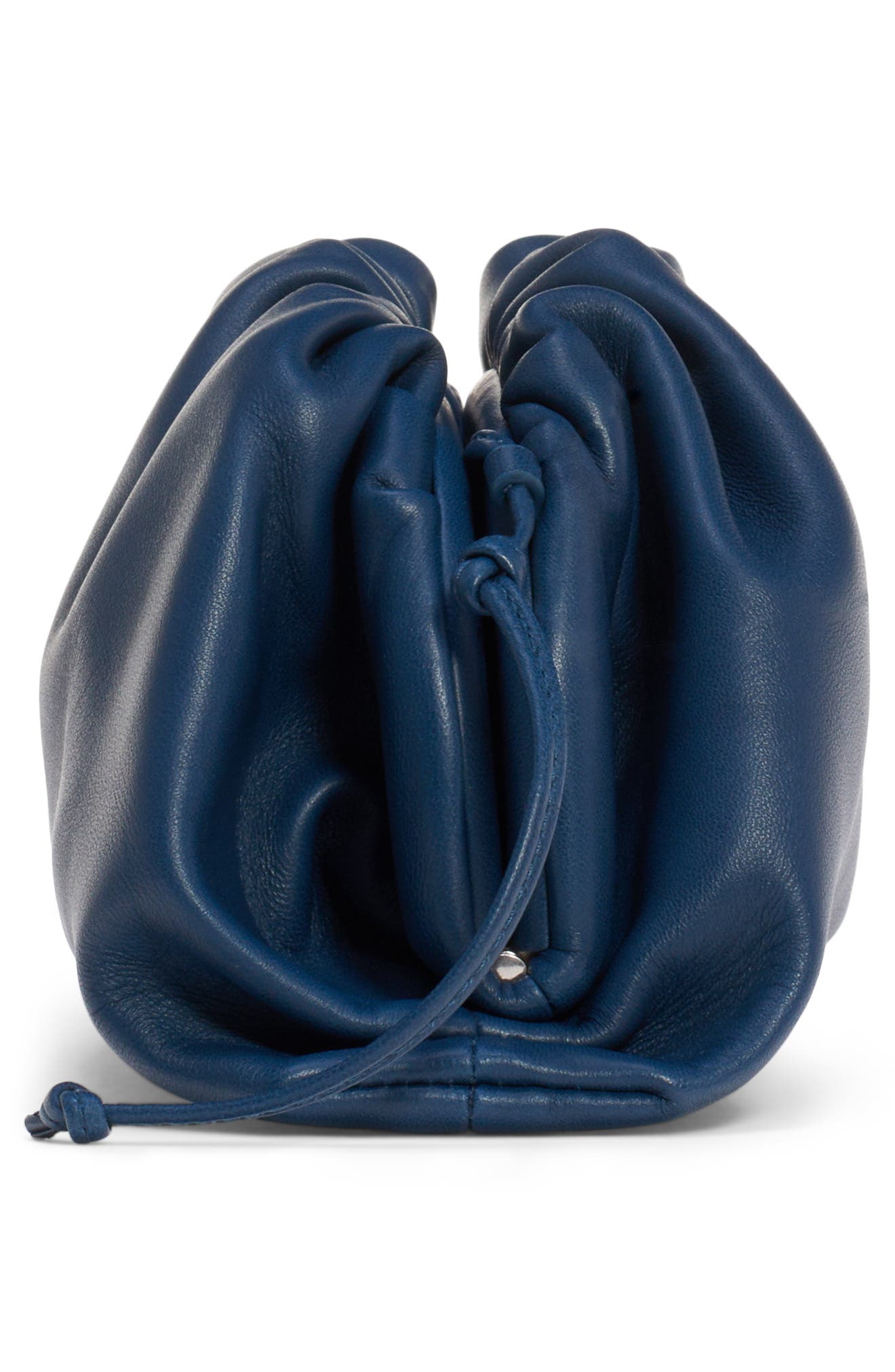 Bottega Veneta The Mini Pouch Calfskin Leather Clutch, Alternate, color, 