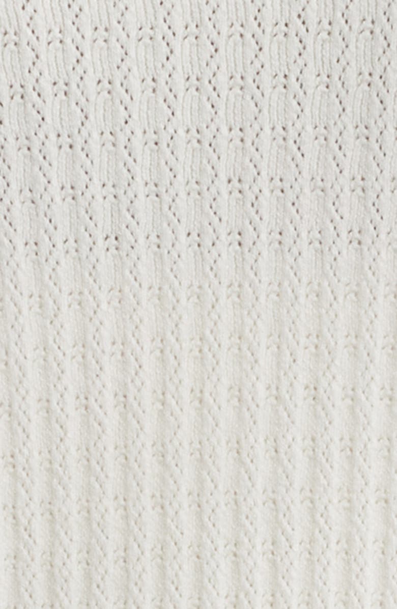 LoveShackFancy Laken Cardigan, Alternate, color, Off White
