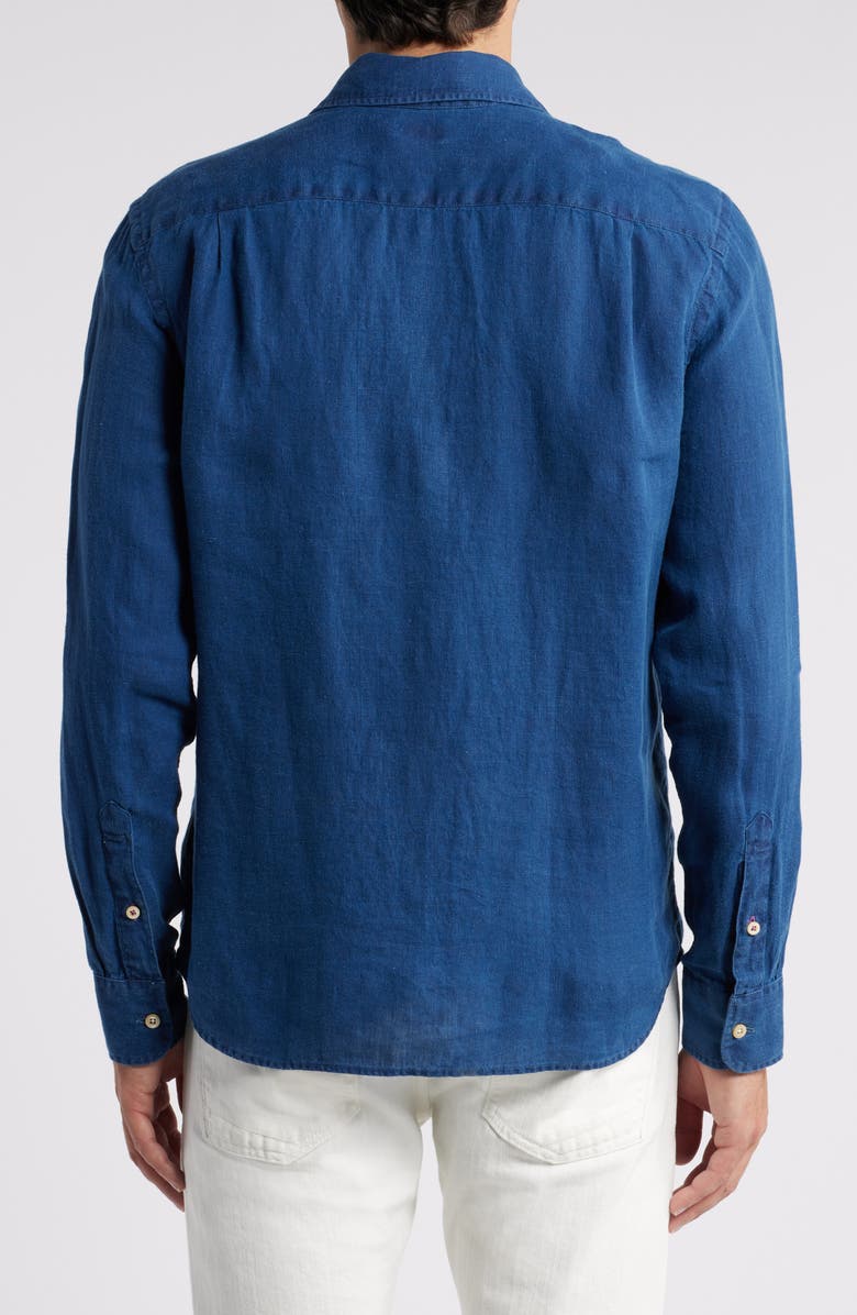 Faherty Laguna Linen Shirt, Alternate, color, Arroyo Wash