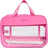 MYTAGALONGS Box Quilted Clear Toiletry Case