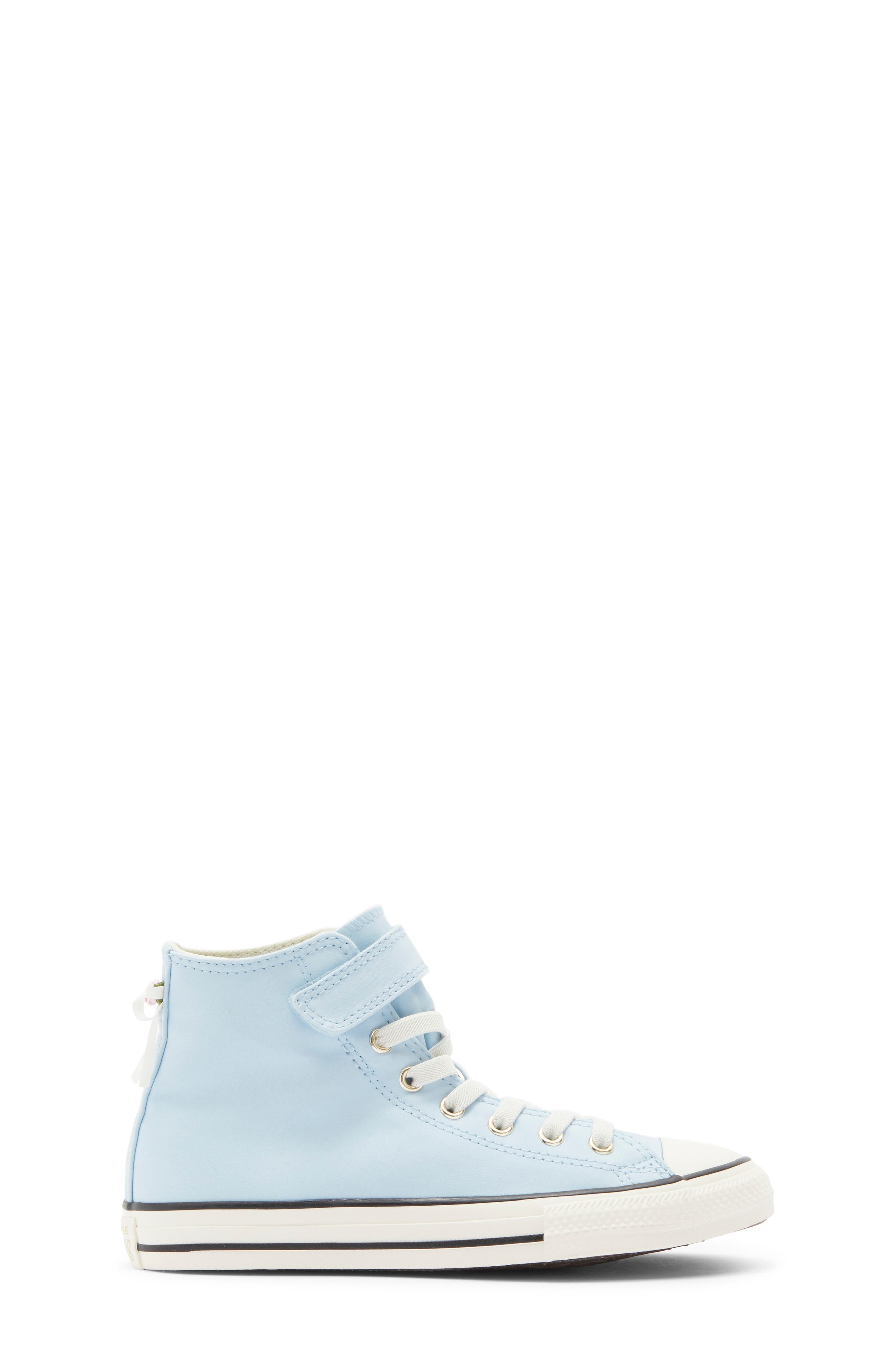 Kids' Chuck Taylor All Star 1V High Top Sneaker, Alternate, color, CLEAR SKIES/ WHITE/ BLACK