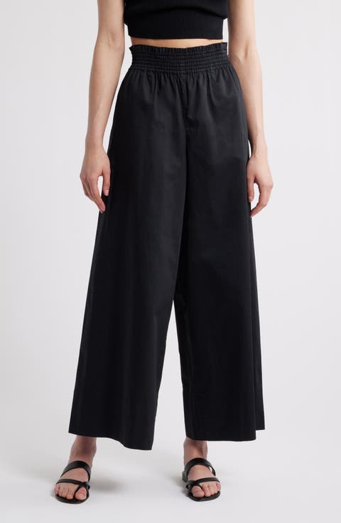 Twyla Wide Leg Cotton Pants