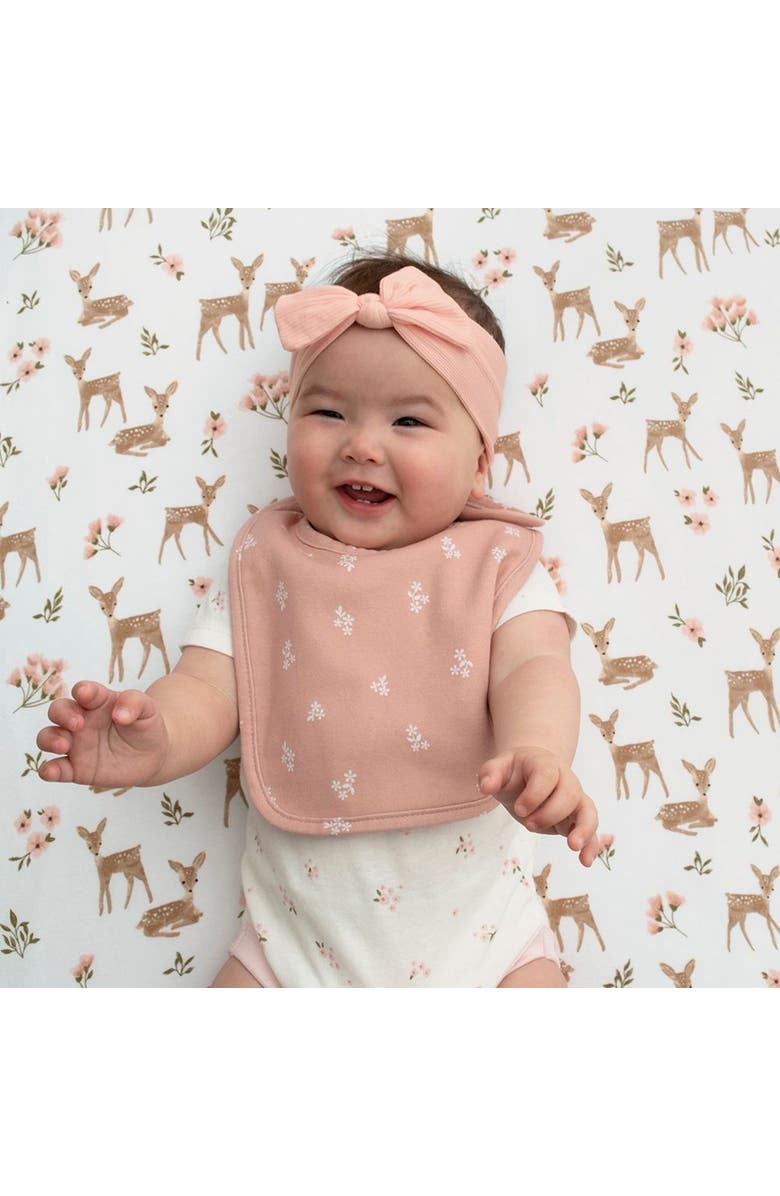 Living Textiles Cotton Jersey Fitted Sheet, Alternate, color, Sophia Garden