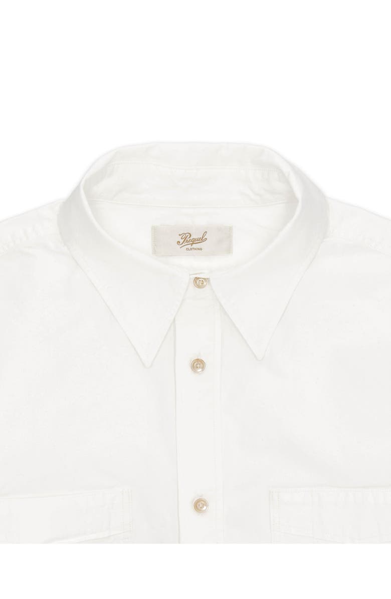 Fortela Prequel Cotton Shirt with Pockets, Alternate, color, White