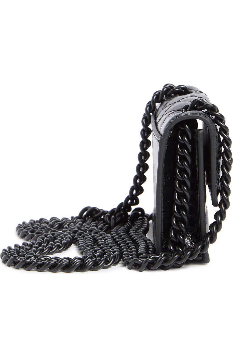 Kurt Geiger London Micro Brixton Quilted Shoulder Bag, Alternate, color, Black