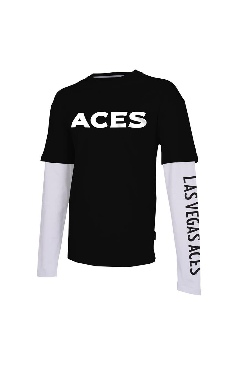 Stadium Essentials Unisex Stadium Essentials Black Las Vegas Aces Spectator Long Sleeve T-Shirt, Alternate, color, Black