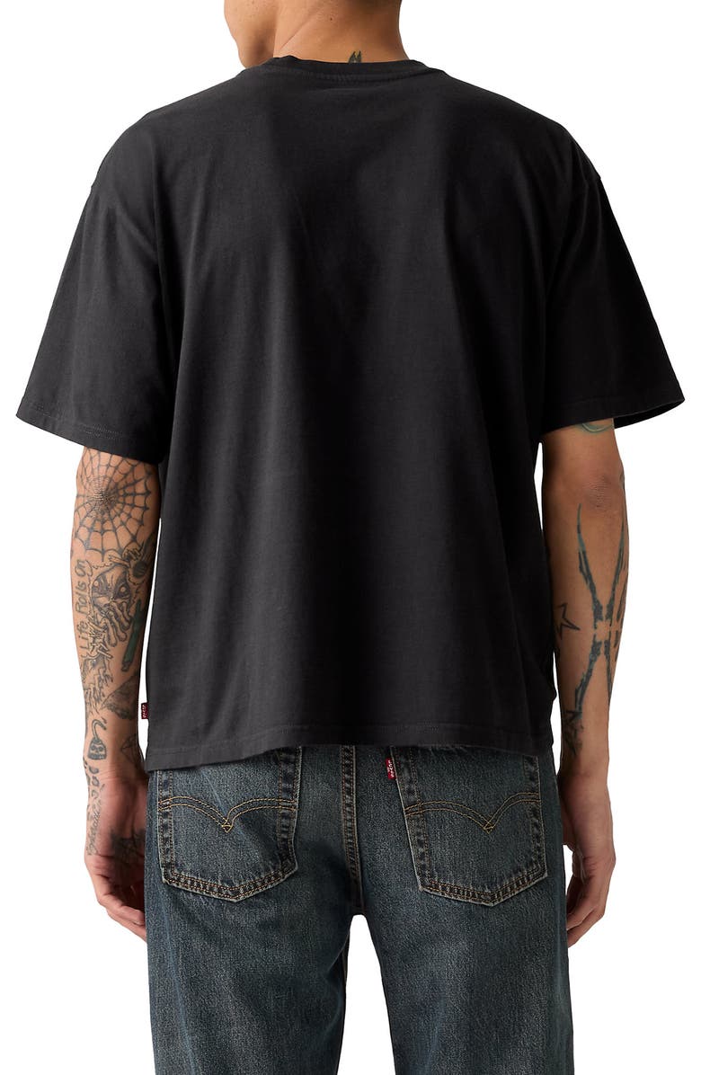 Levi's<sup>®</sup> Boxy Crop Cotton T-Shirt, Alternate, color, Dark Phantom