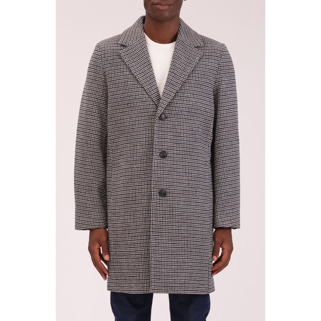 Bagatelle Houndstooth Topcoat In Multi