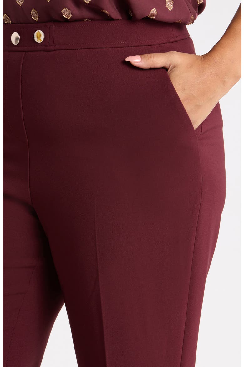 Extended Tab Straight Leg Pants, Alternate, color, BAROLO