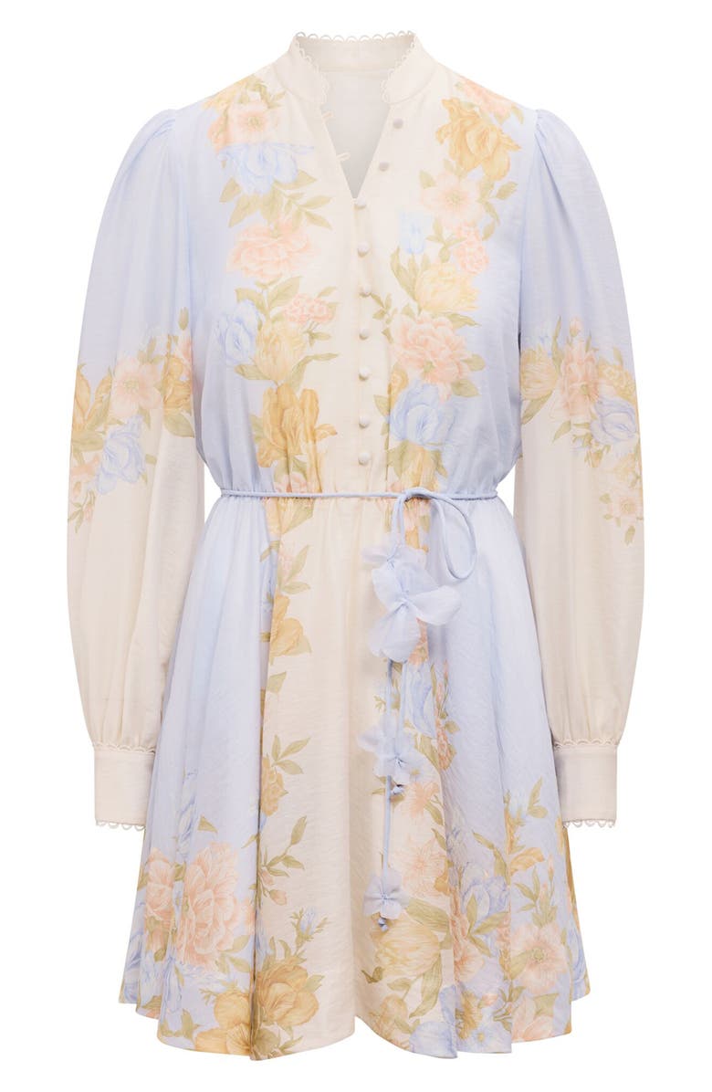 Ever New Shyla Floral Long Sleeve Dress, Alternate, color, 